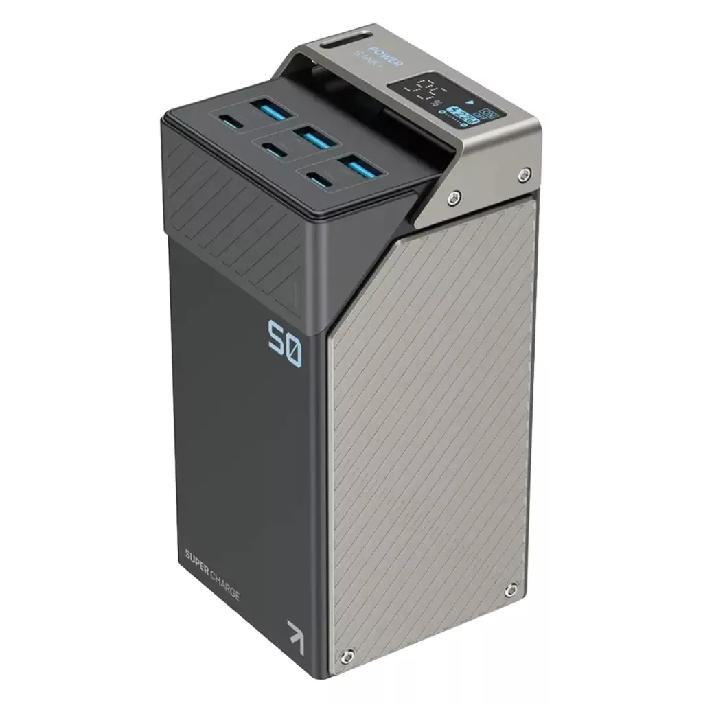 پاوربانک پاورولوژی مدل PPBCHA68 ظرفیت 50000 میلی آمپر ساعت