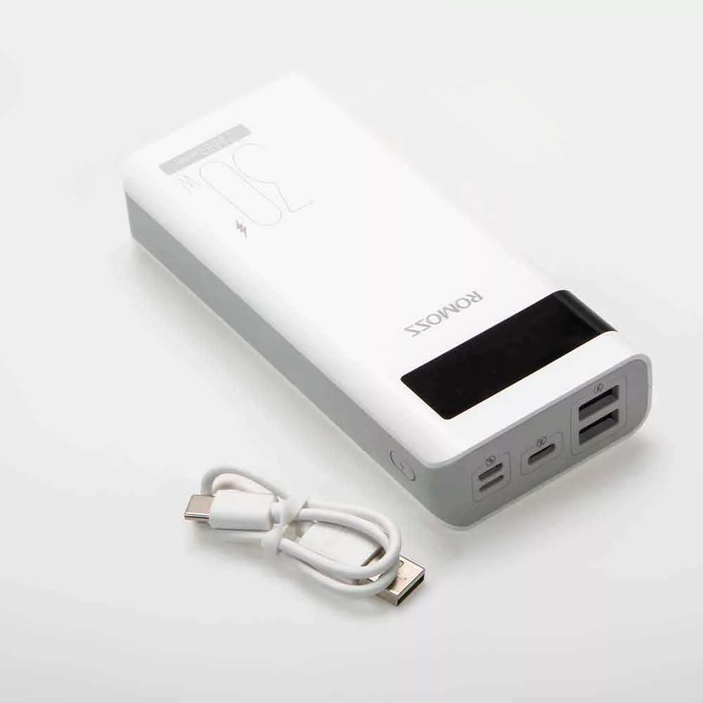 پاوربانک 30 وات روموس مدل PSN20-191 ظرفیت 20000 میلی آمپر ساعت