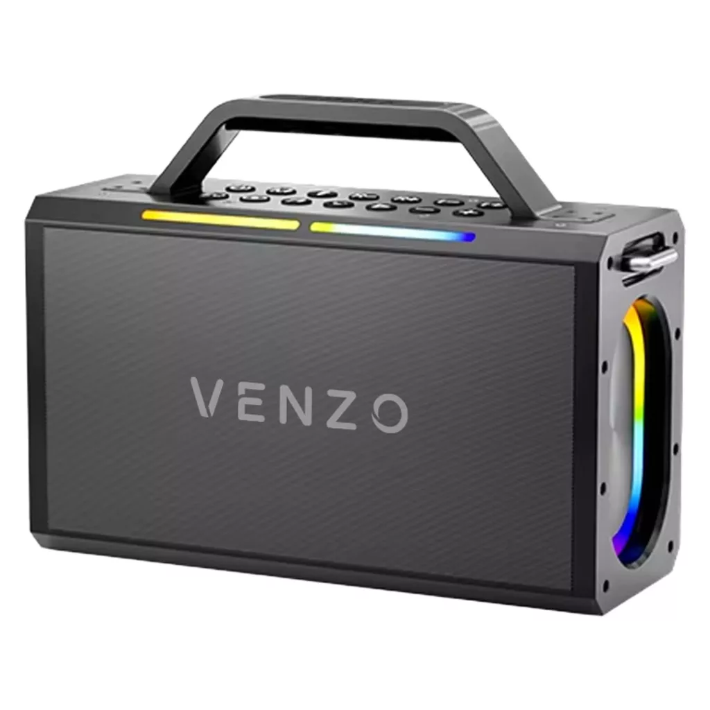 اسپیکر بلوتوثی قابل حمل ونزو مدل V51 به همراه 2 میکروفون