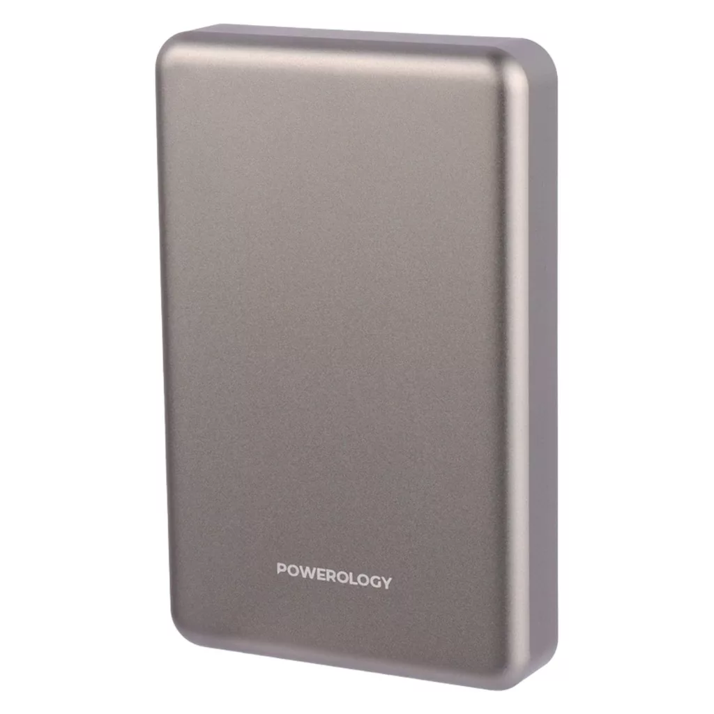 پاوربانک پاورولوجی مدل MAGSAFE ALUMINUM ظرفیت 10000 میلی آمپر ساعت