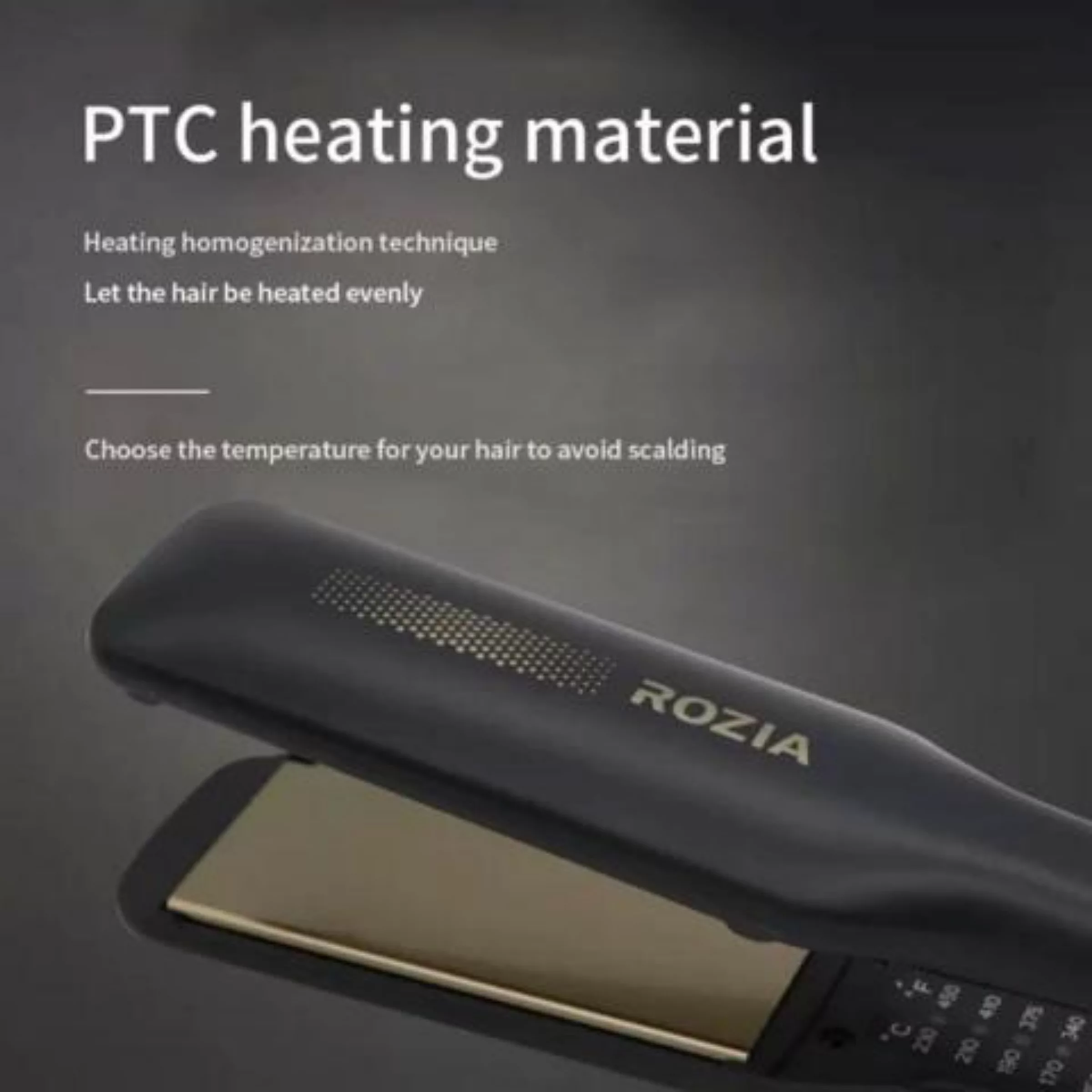 اتو و حالت دهنده ی مو روزیا مدل HR-806