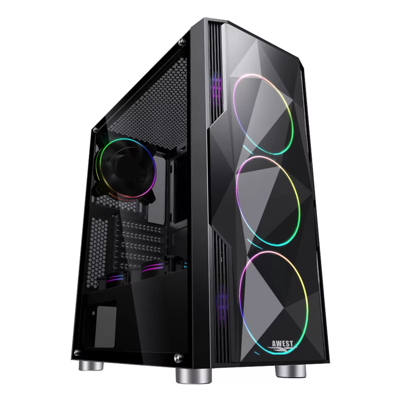 کیس کامپیوتر گیمینگ اوست مدل GT-AV02-BG