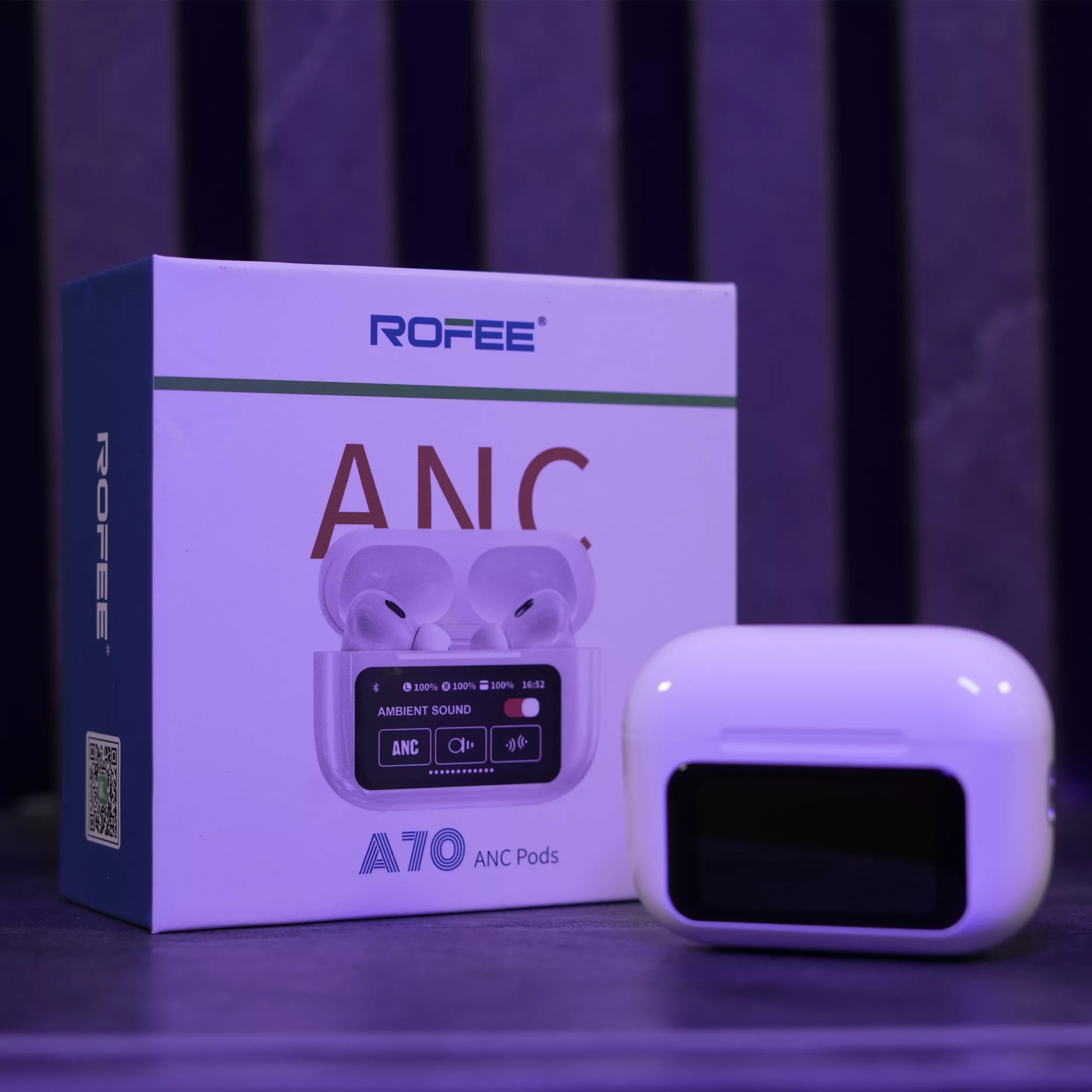 هدفون بلوتوثی روفی مدل A70 ANC POD CSL/ HL