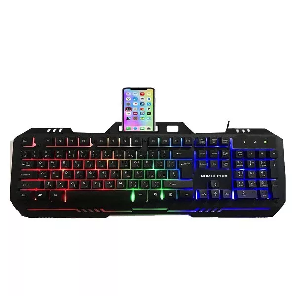 کیبورد مخصوص بازی نورث پلاس مدل KEYBOARD PHANTOM K101