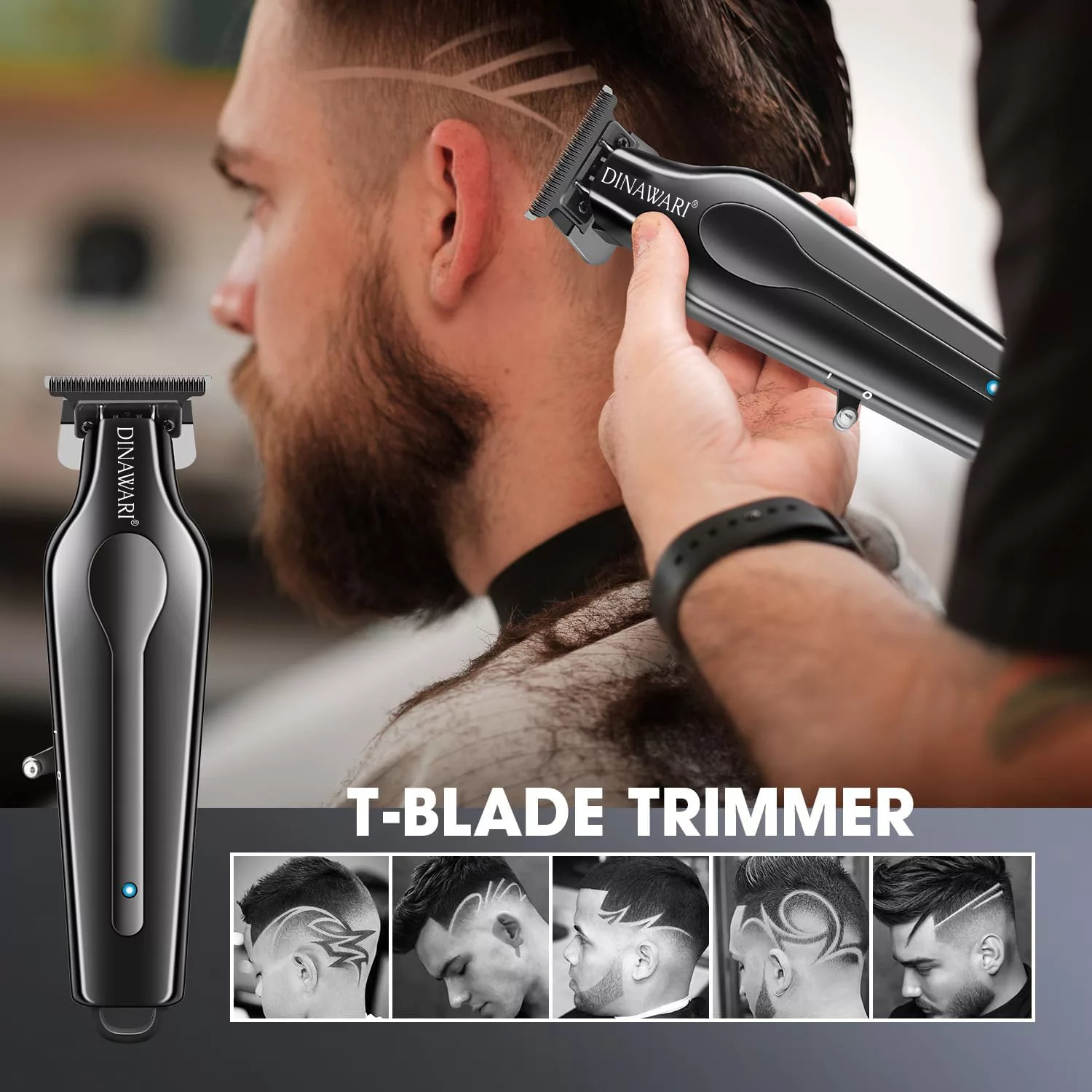 ماشین اصلاح موی سر و صورت شارژی دیناواری مدل D-192