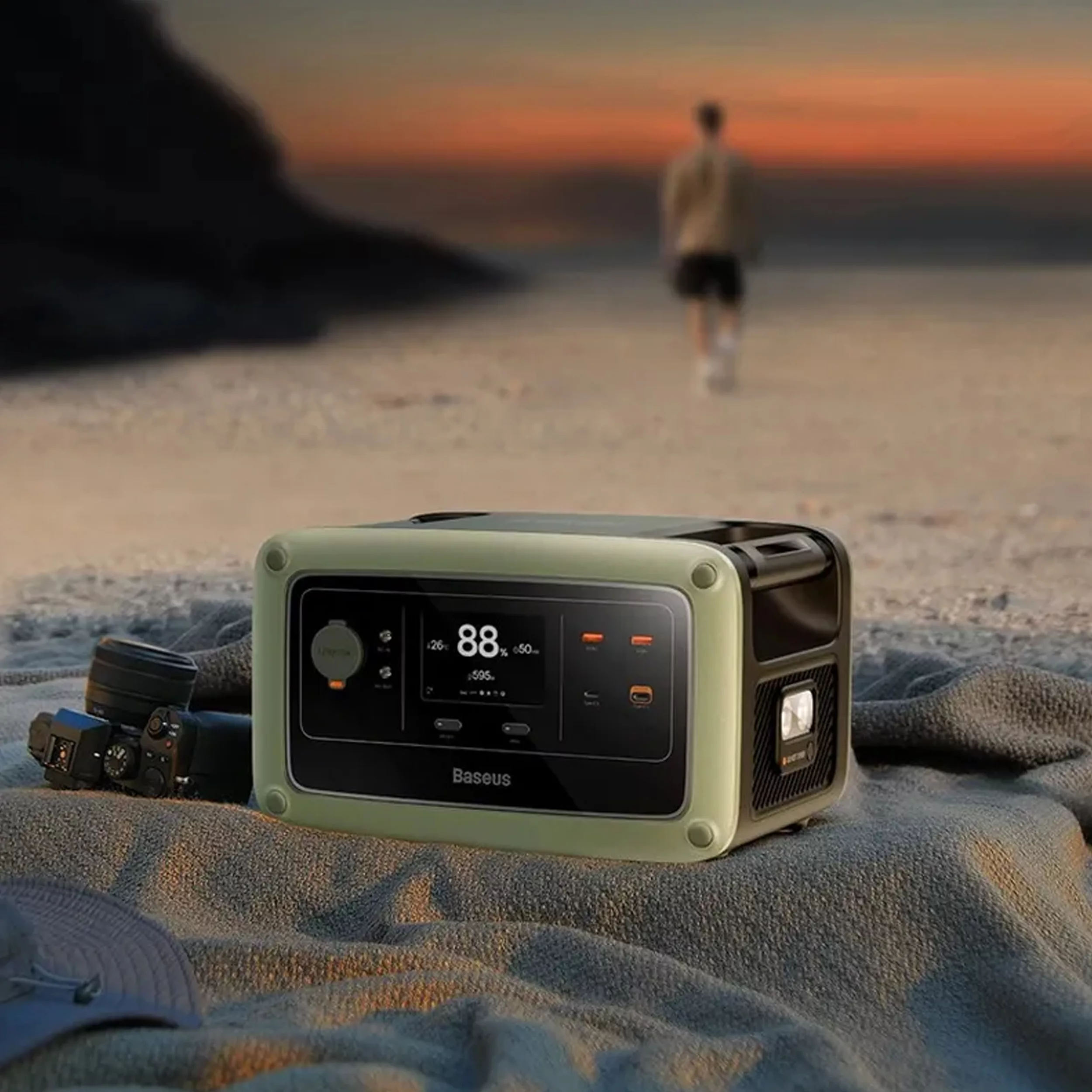 پاوربانک 600 وات باسئوس مدل CGNL ظرفیت 180000 میلیآمپر ساعت