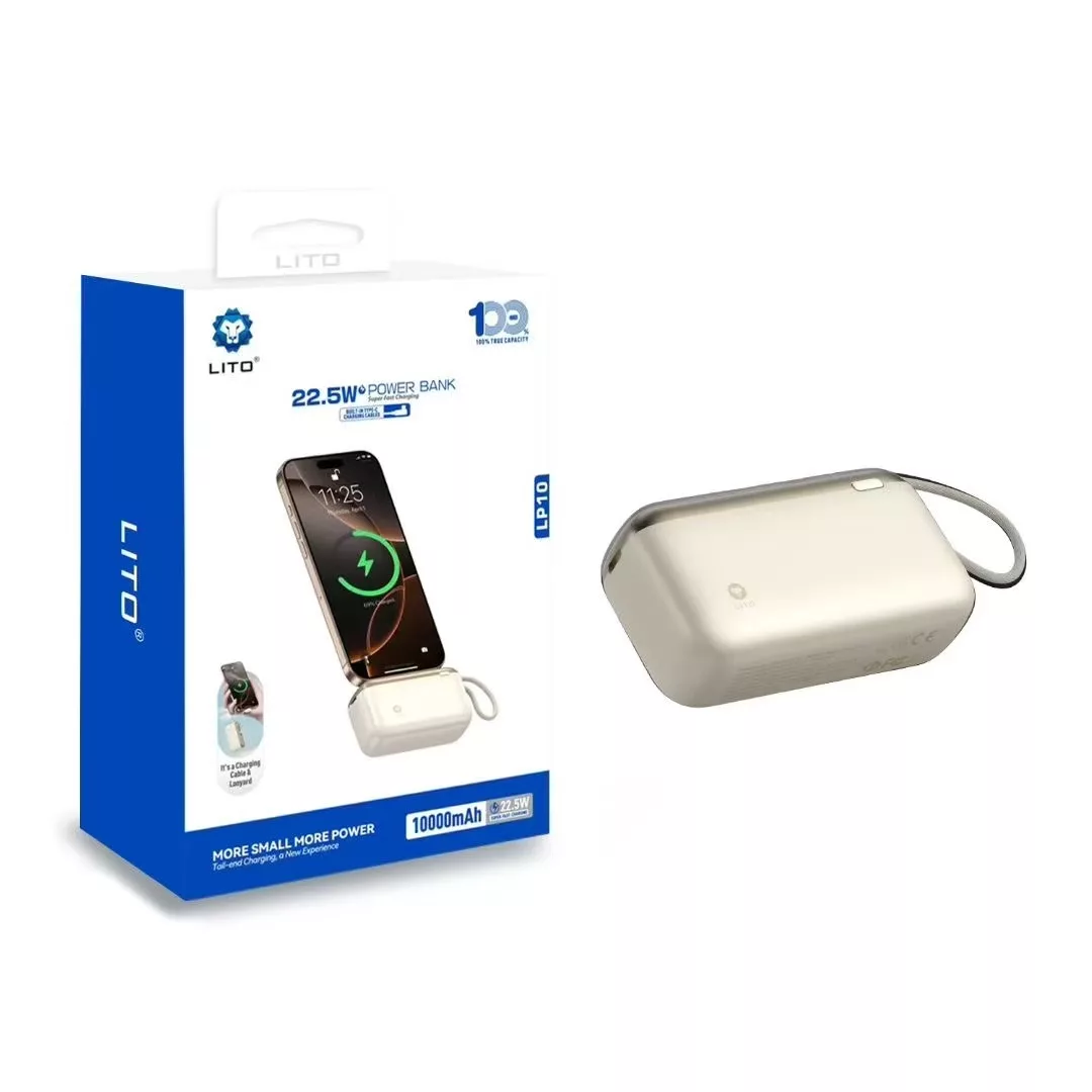 پاوربانک لیتو مدل LP10 ظرفیت10000 میلی آمپر ساعت