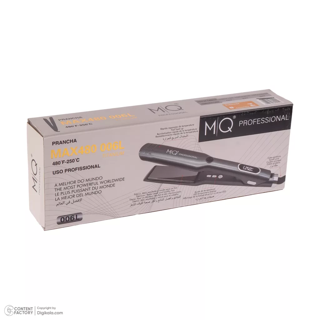 اتو و حالت دهنده ی مو ام کیو مدل 006L