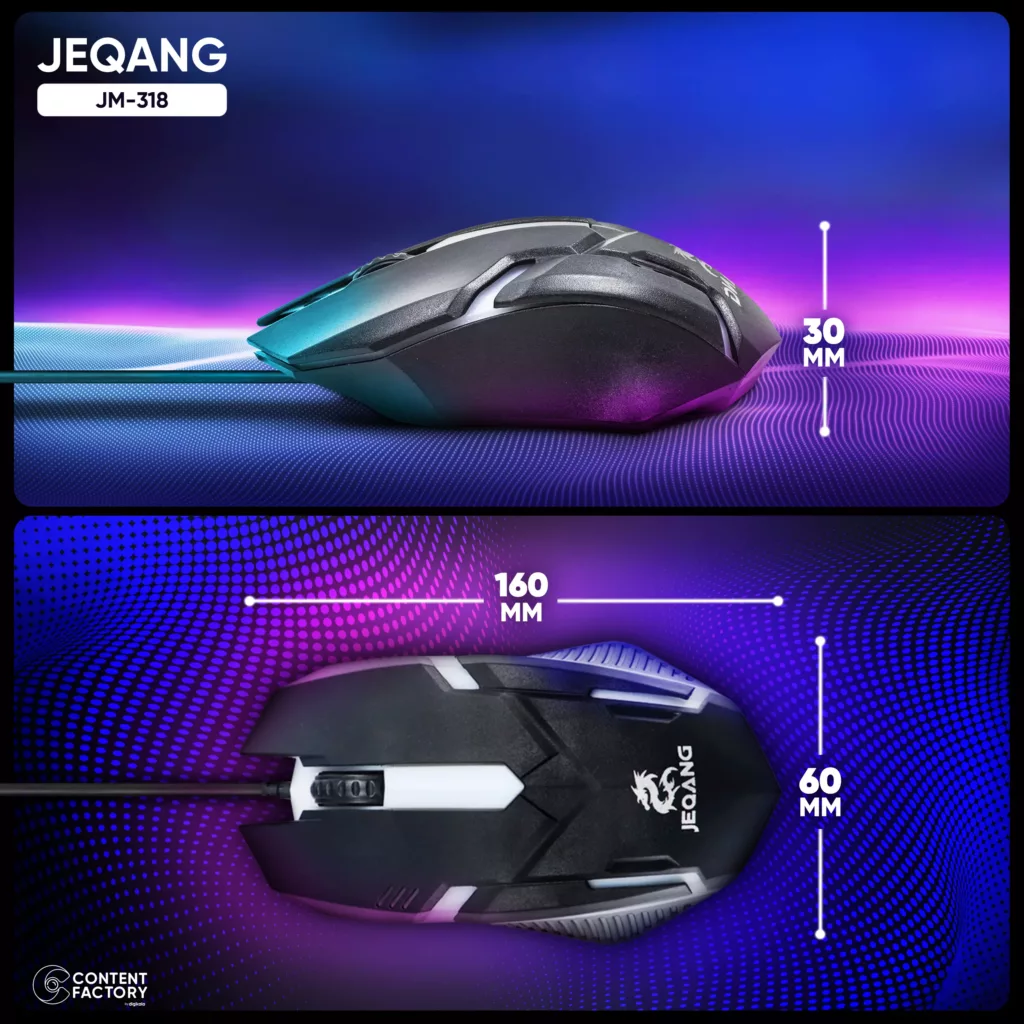 ماوس مخصوص بازی جکنگ مدل JM-318