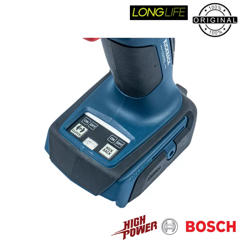 دریل پیچ گوشتی شارژی چکشی بوش مدل فوق هوشمند GSB 18V-90 C Mototr Brushless
