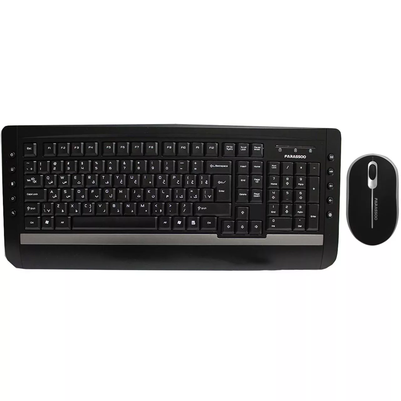 کیبورد و ماوس باسیم فراسو مدل FCM-6140 با حروف فارسی