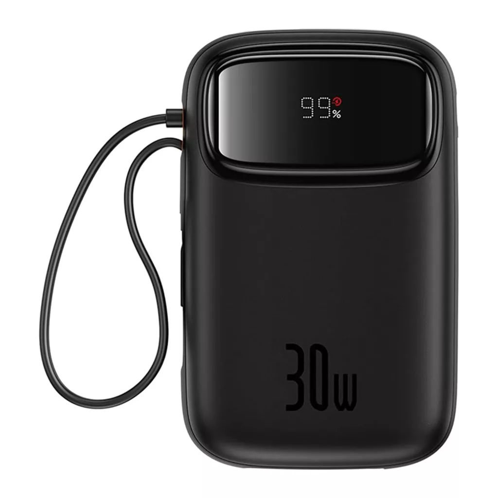 پاوربانک 30 وات بیسوس مدل QPow2 PPQD4-10C ظرفیت 10000 میلی آمپر ساعت