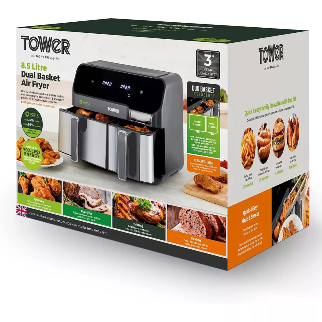 سرخ کن بدون روغن تاور مدل T17099 Vortx