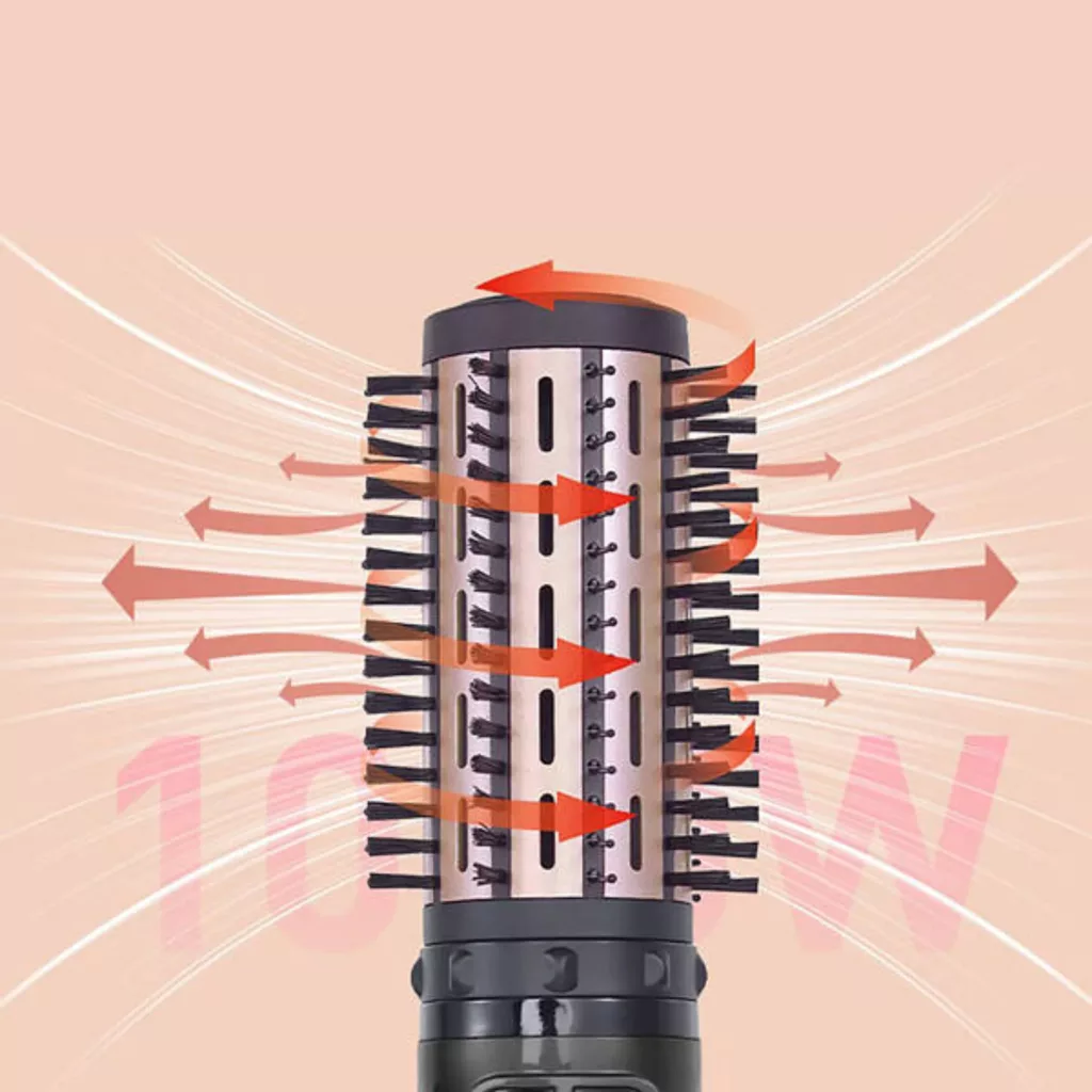 سشوار برس‌دار چرخشی 1000 وات وی جی ار مدل V-496