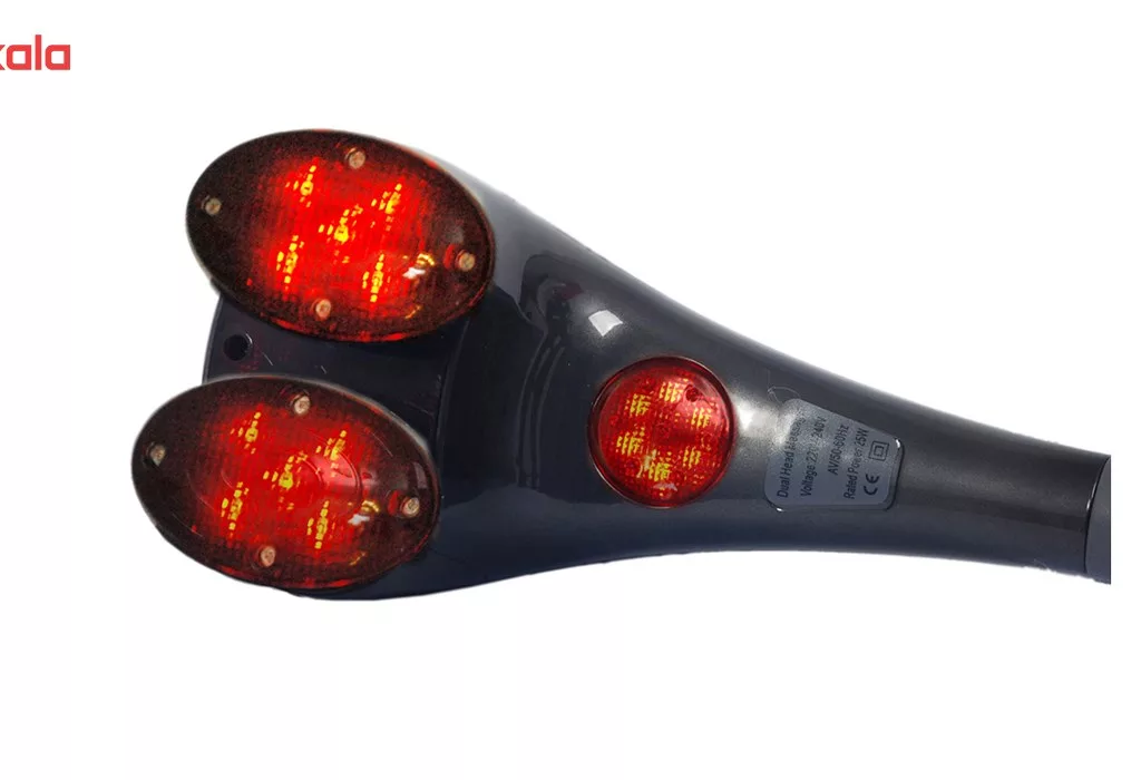 ماساژور گرمادار بامادون قرمزمدلDouble Heads Heating