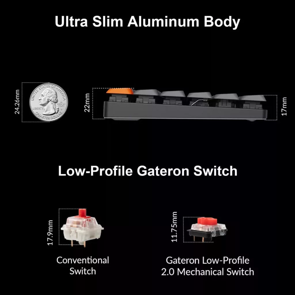 کیبورد مخصوص بازی کیکورن مدل K3 Max RGB Red Switch