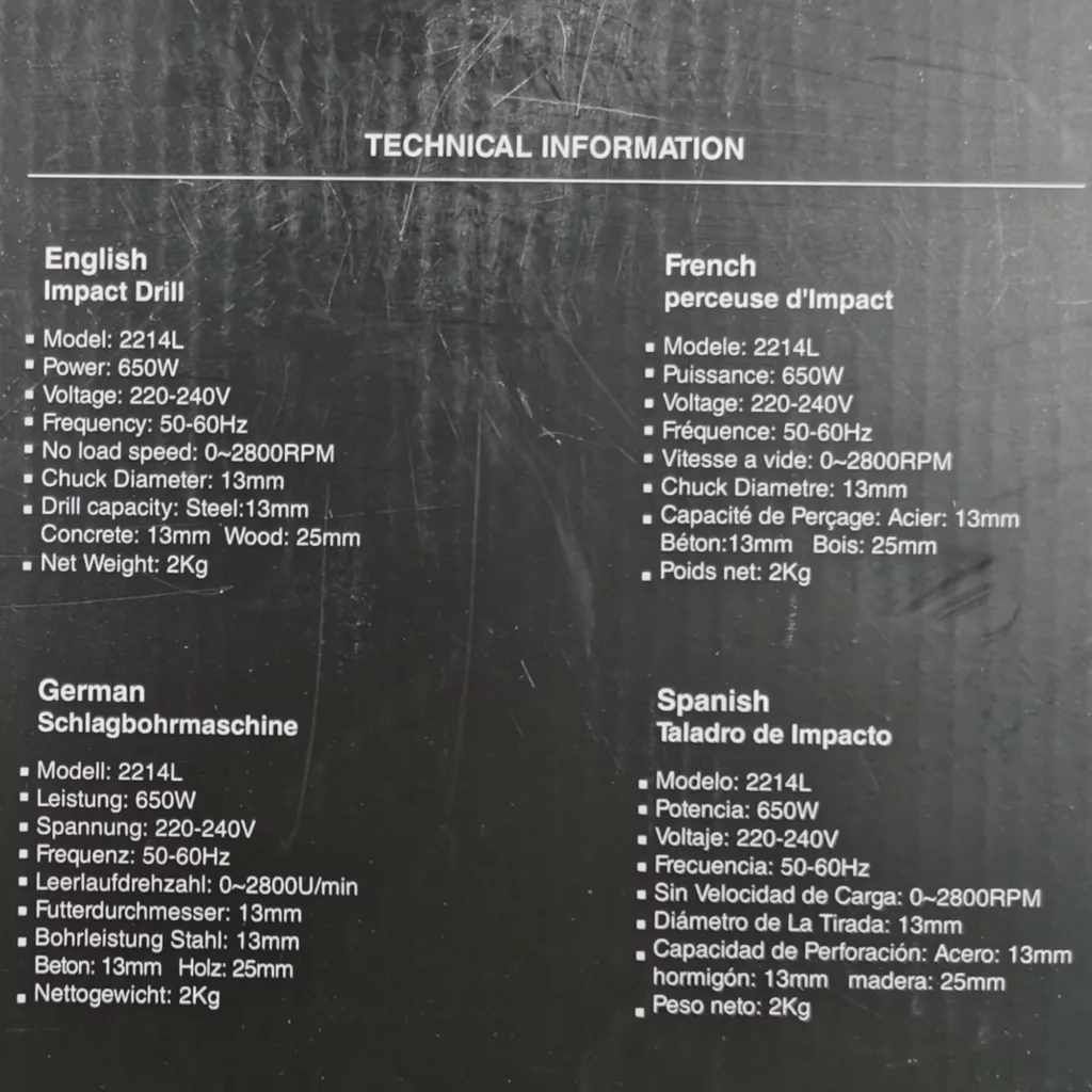 دریل چکشی رونیکس مدل 2214L