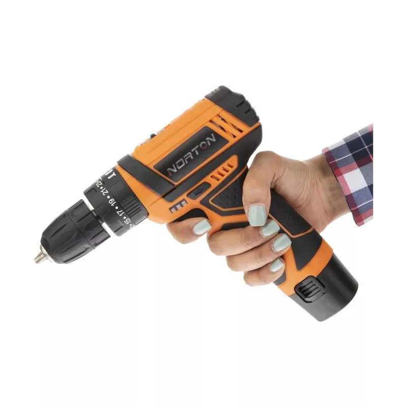 مجموعه 28 عددی دریل پیچ گوشتی چکشی نورتون  کد 0001