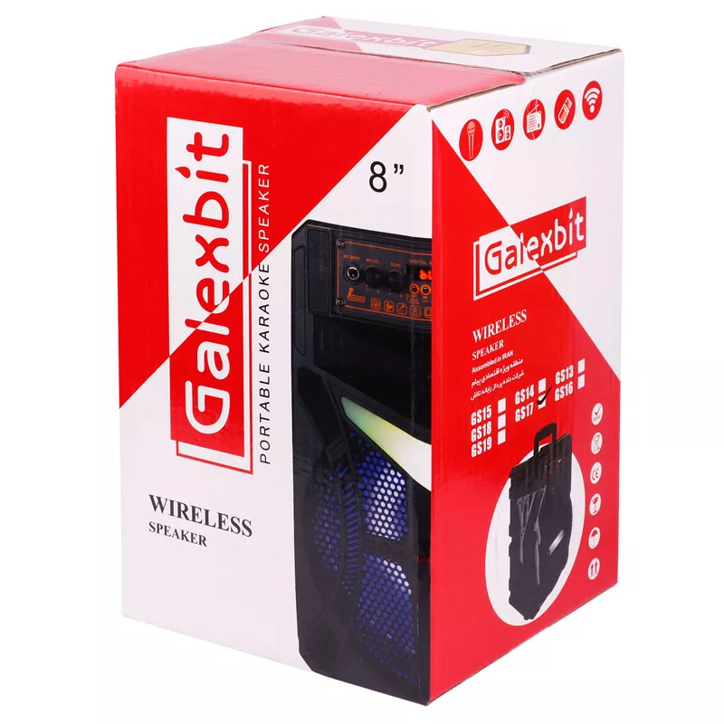 اسپیکر بلوتوثی قابل حمل گلکسبیت مدل GS17