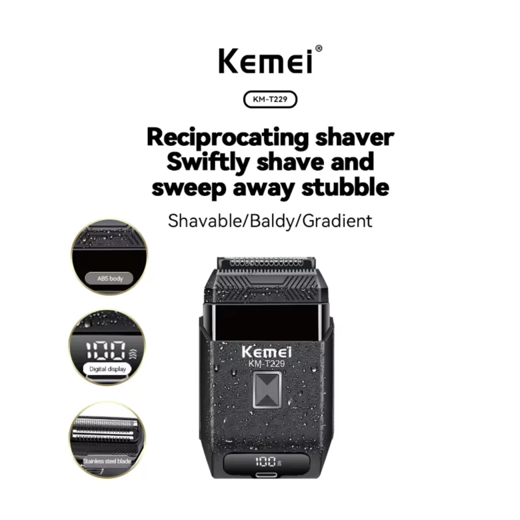 ماشین اصلاح موی سر و صورت شارژی کیمی مدل KM-T229