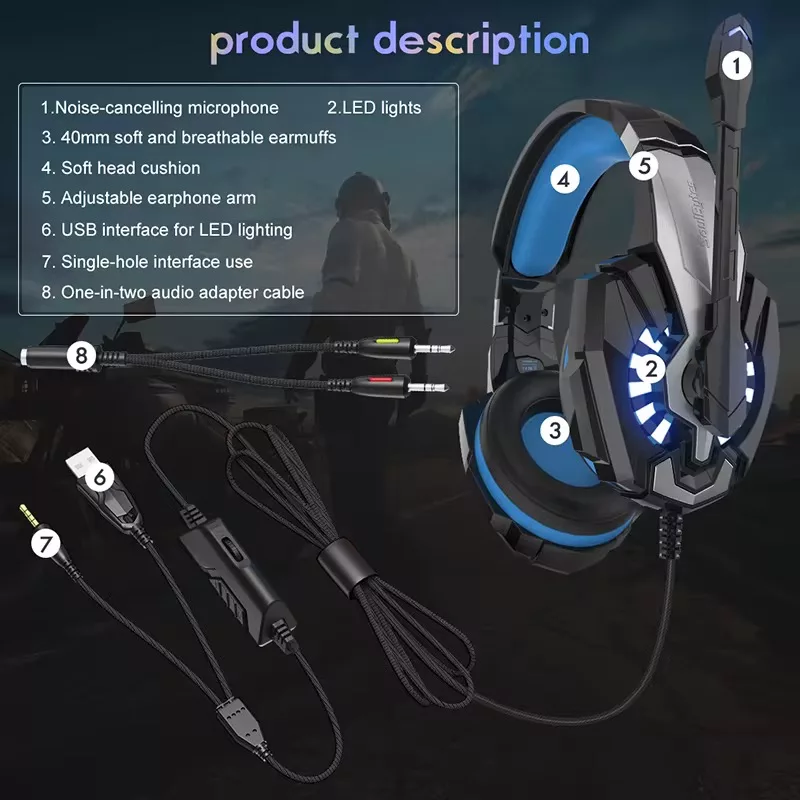 هدست مخصوص بازی سل بایتز مدل S9