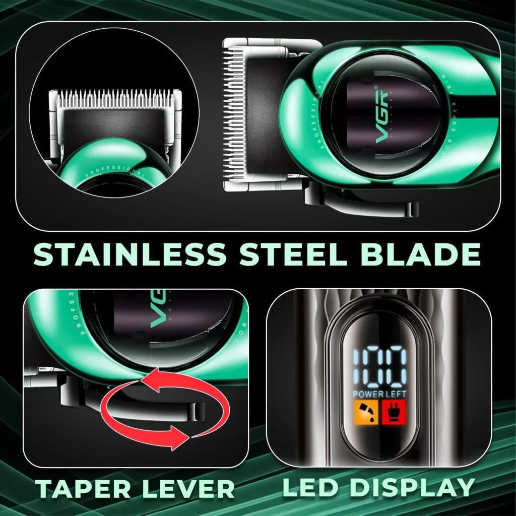 ماشین اصلاح موی سر وی جی ار مدل v-166