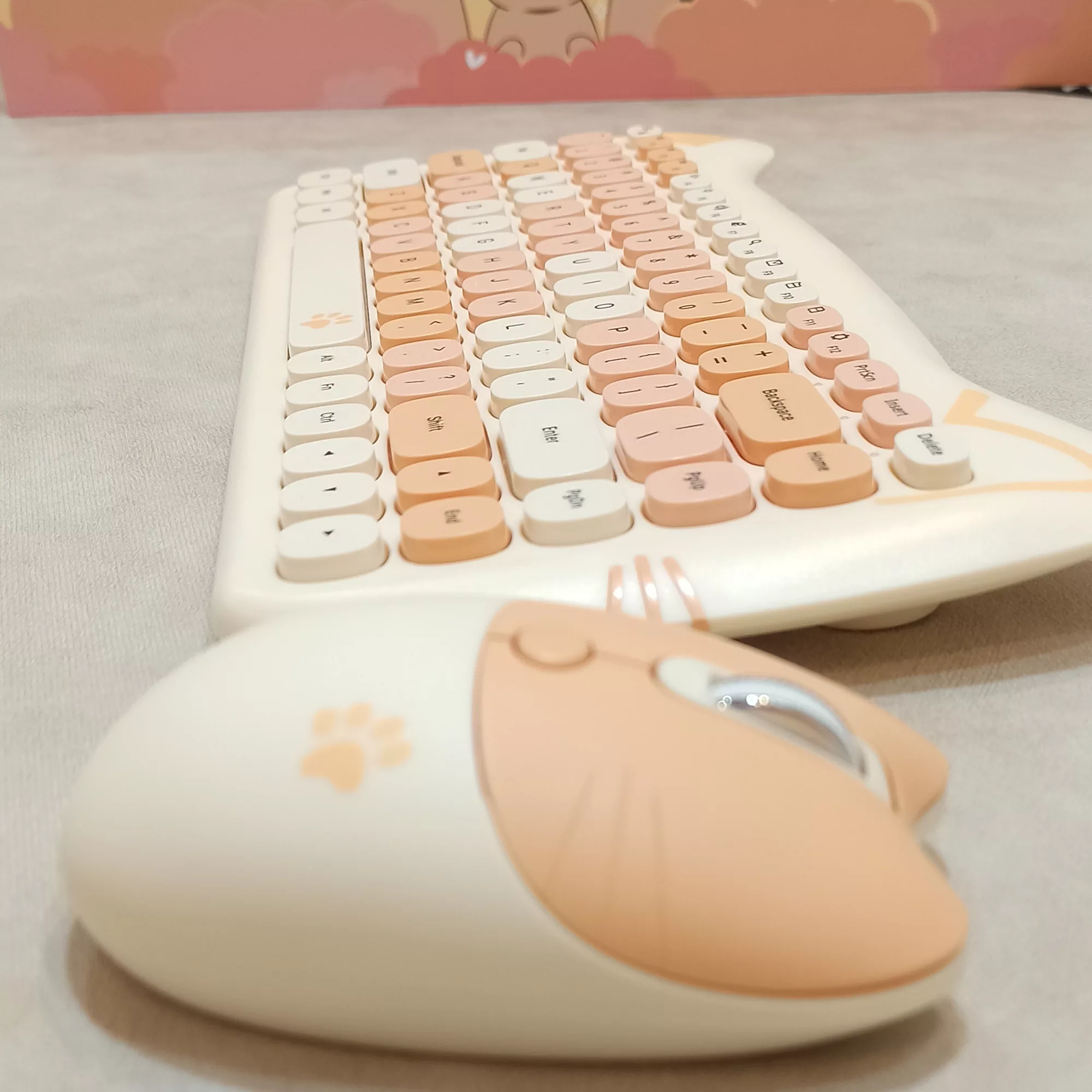 کیبورد و ماوس بیسیم گیزر مدل Meoe Meoe