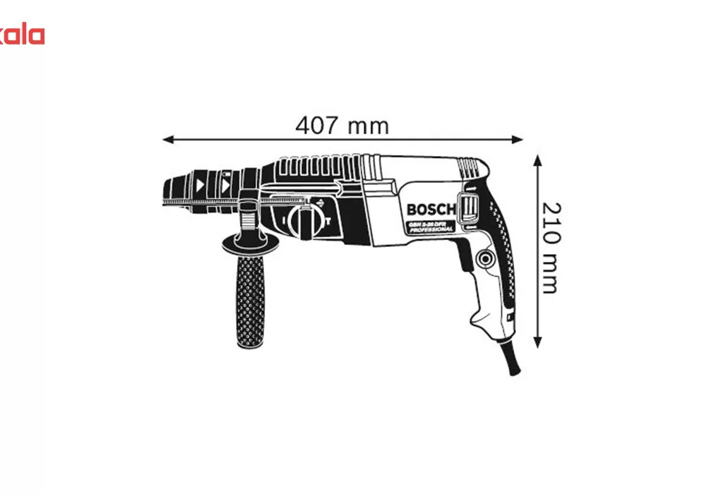 دریل بتن کن بوش مدل GBH 2-26 DFR