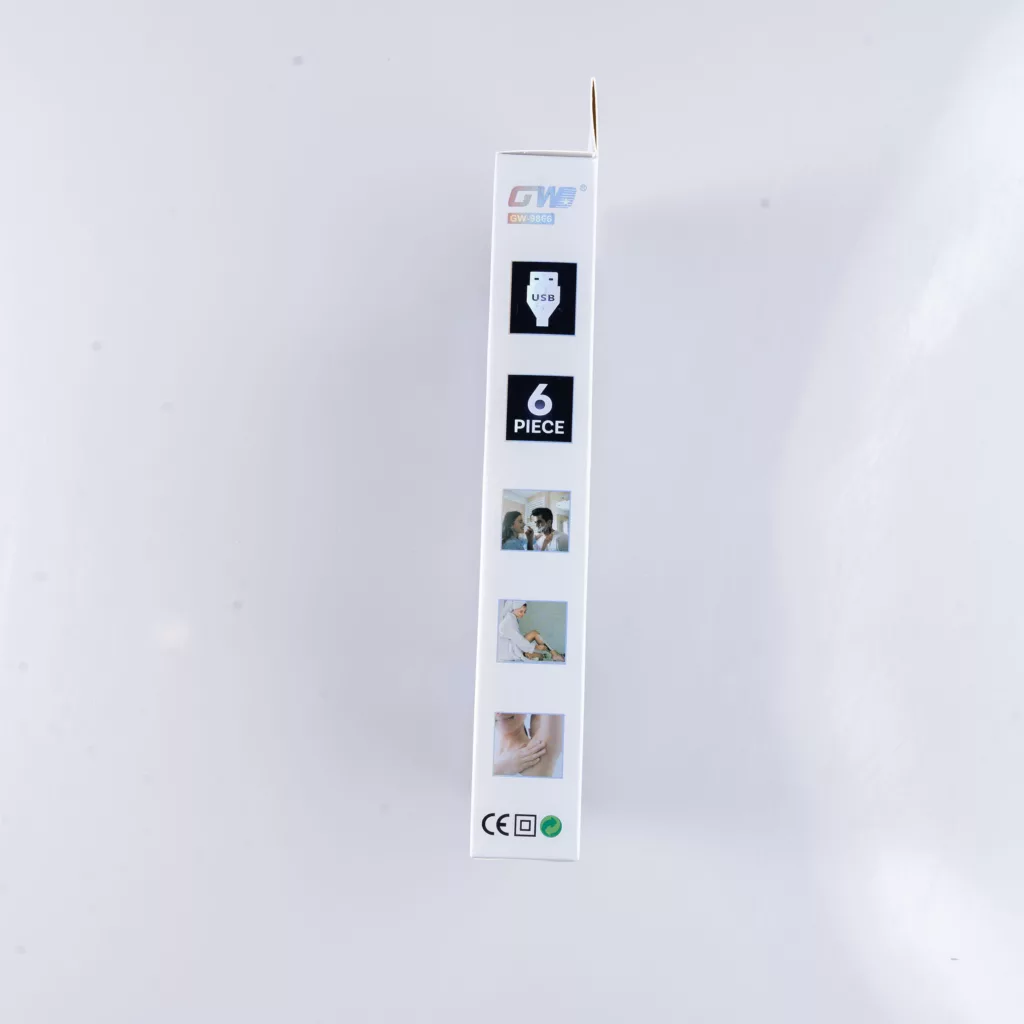 ماشین اصلاح موی صورت شارژی جی دبلیو مدل GW-9866، اصلاح به صورت صفر زن، طراحی ارگونومیک، منبع انرژی با باتری، تکنولوژی اصلاح به صورت تریمر، اندازه اصلاح 0.1 میلی‌متر، مدت زمان شارژ 480 دقیقه، دارای بدنه ضد لغزش، به همراه برس تمیزکننده و کابل شارژ USB