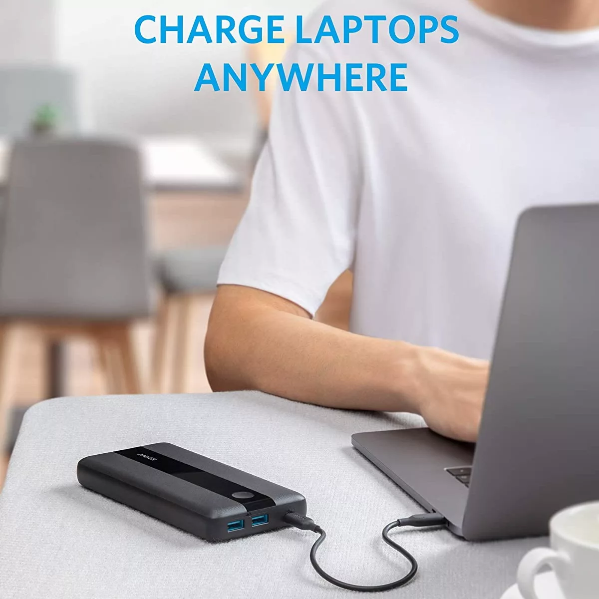 پاوربانک انکر مدل A1284 ظرفیت 20000 میلی آمپرساعت