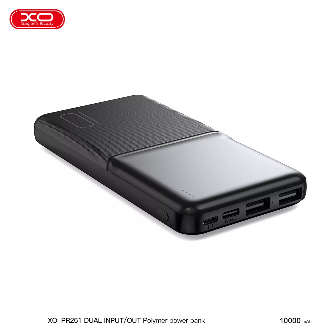 پاوربانک ایکس او مدل PR251 ظرفیت 10000 میلی آمپر ساعت
