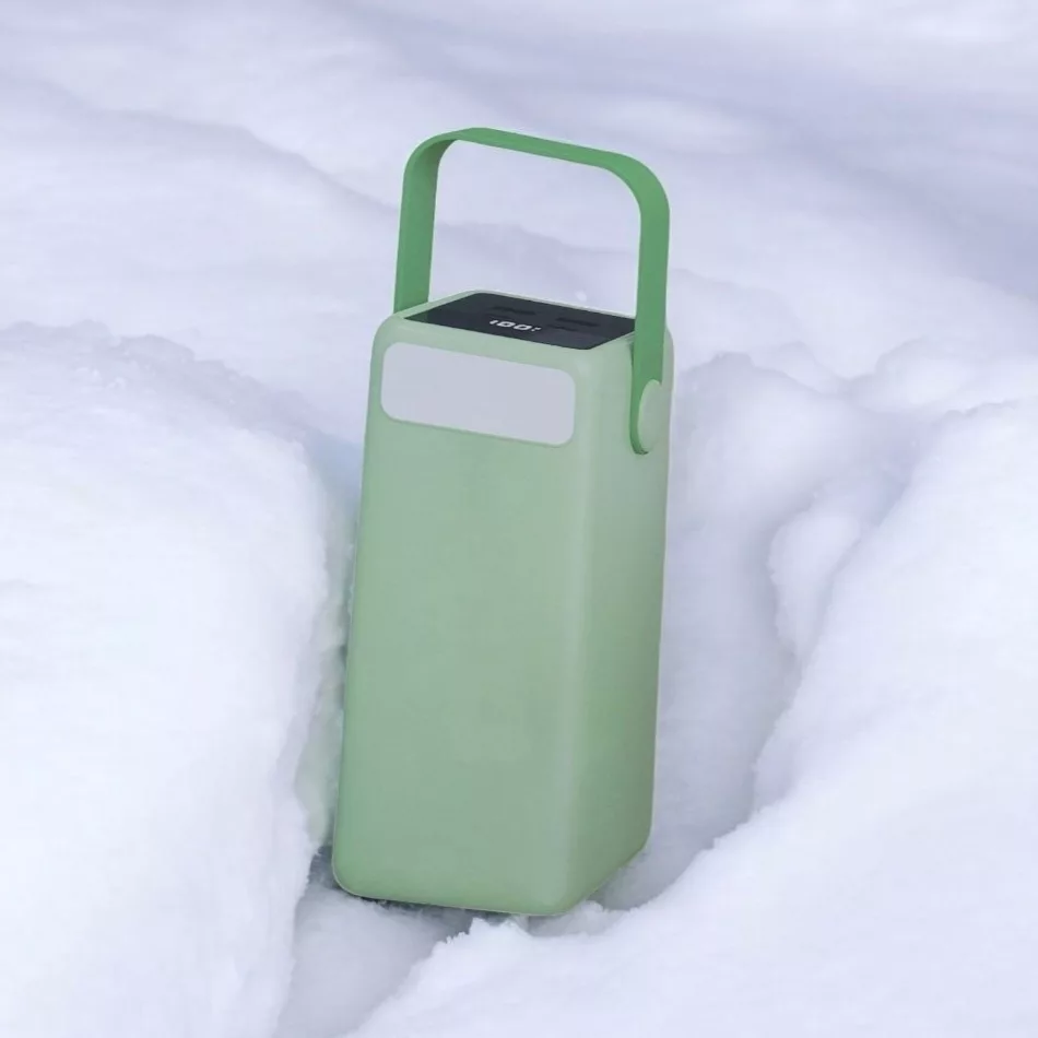 پاوربانک مدل 22.5wظرفیت 60000 میلی آمپر ساعت به همراه کابل تبدیل USB-C