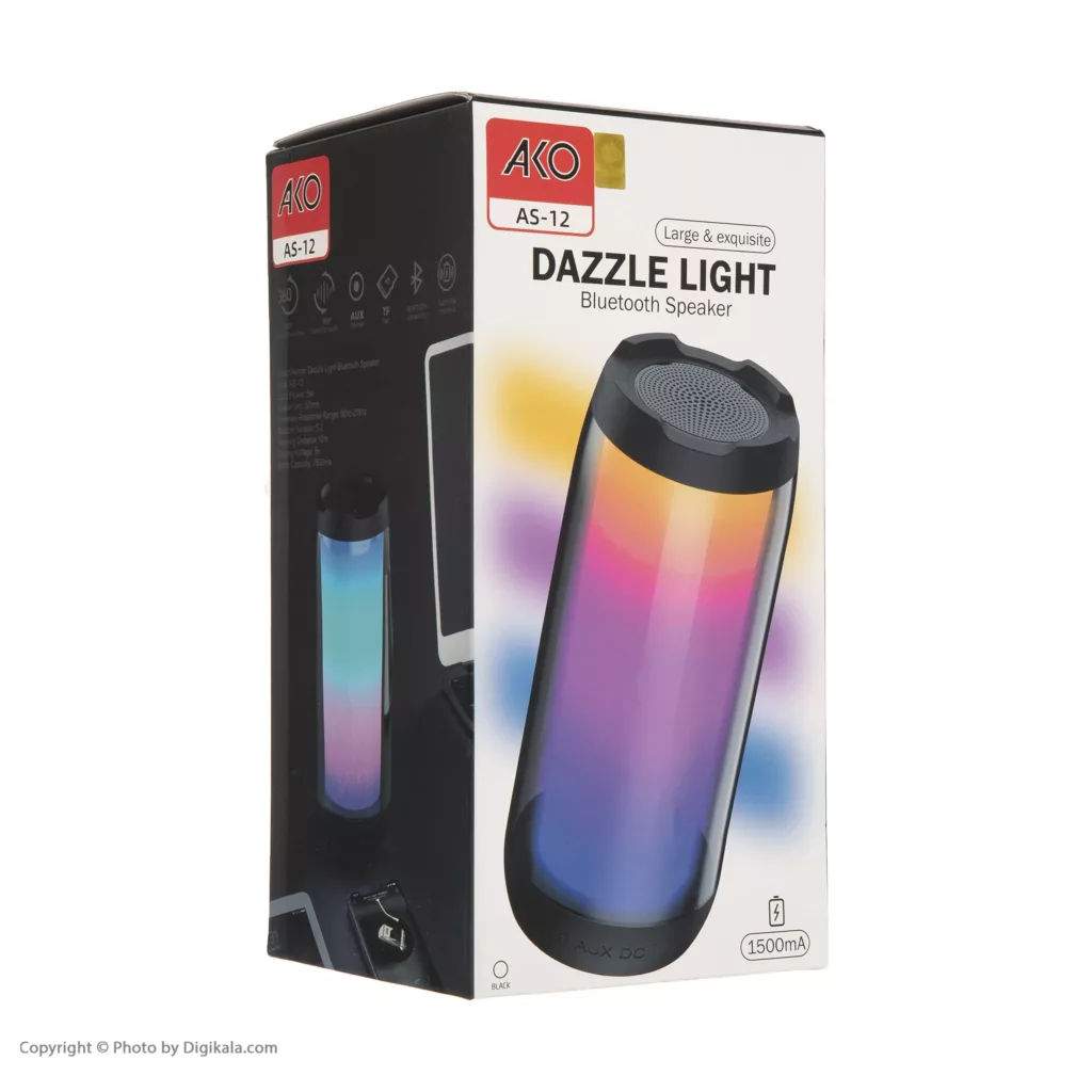 اسپیکر بلوتوثی قابل حمل اکو مدل AS-12