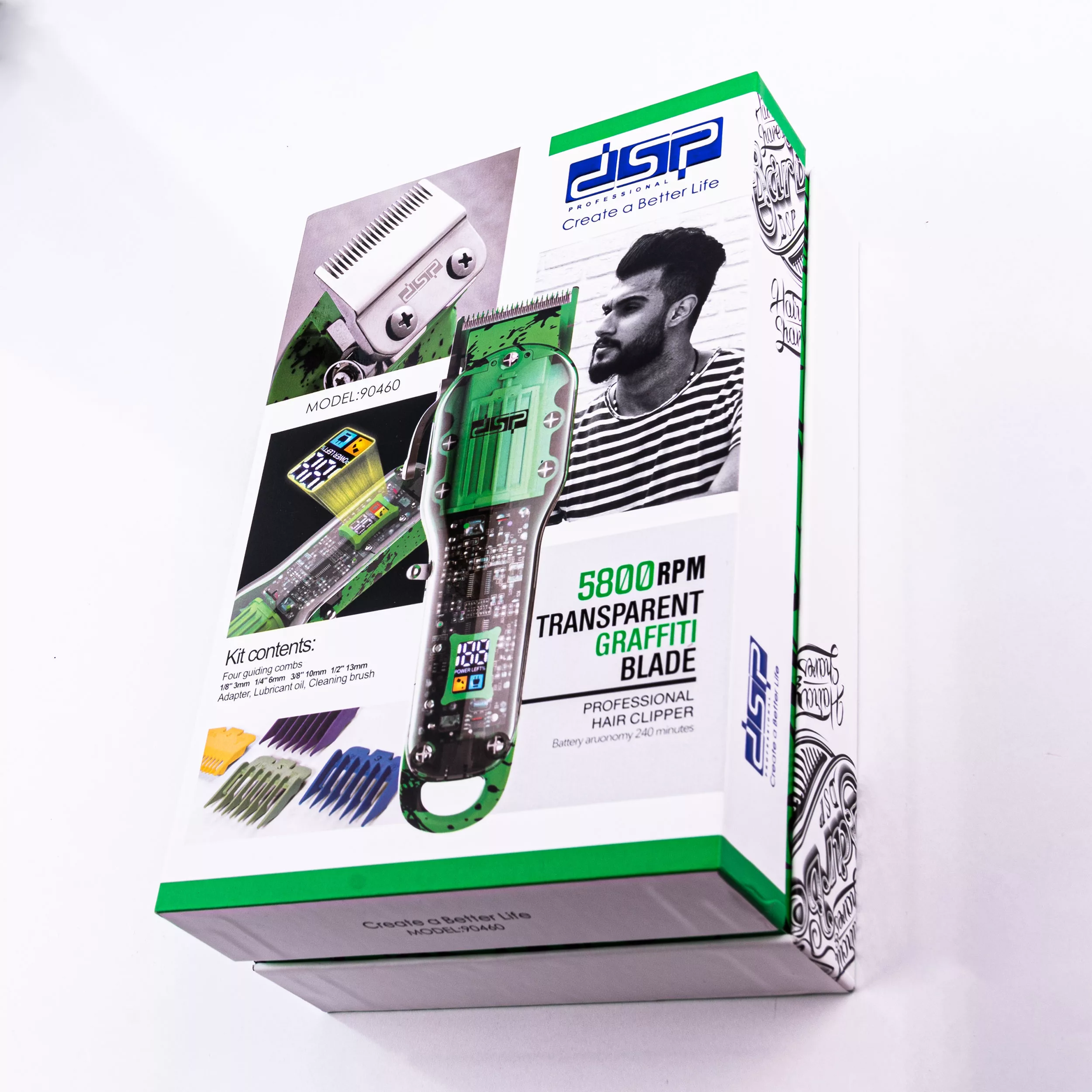 ماشین اصلاح موی سر و صورت دی اس پی مدل 5800RPM - DSP-90460