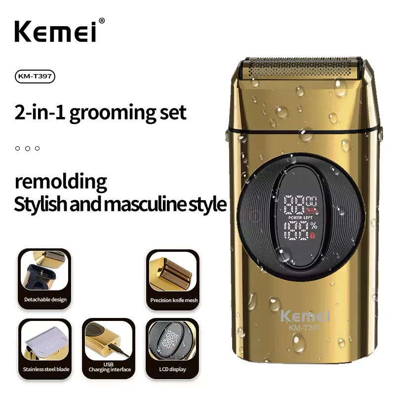 ماشین اصلاح موی صورت شارژی کیمی مدل KM-T397