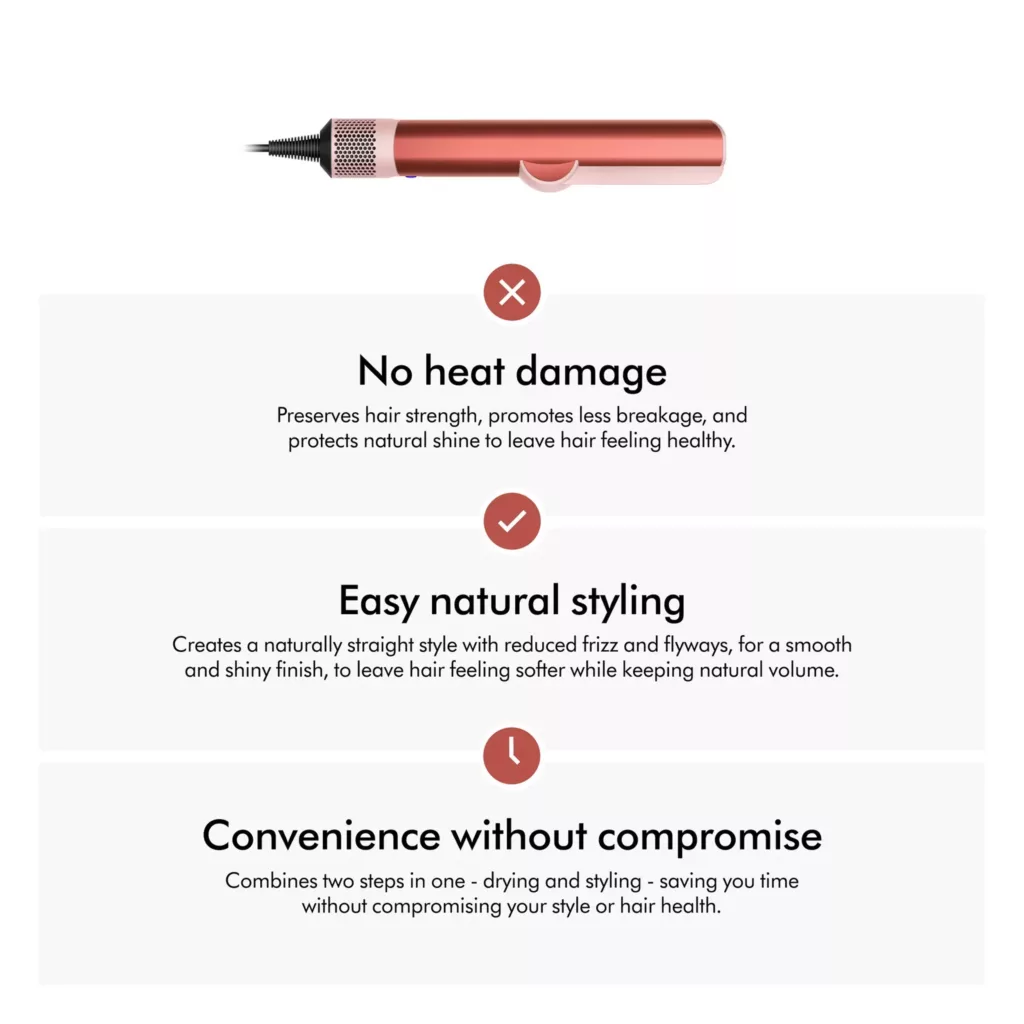 اتو و حالت دهنده ی مو دایسون مدل Airstrait HT01 SBBP