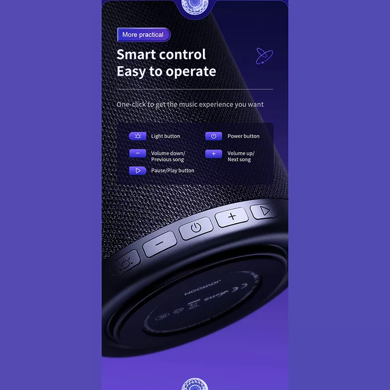 اسپیکر بلوتوثی قابل حمل جوی روم مدل JR-MSO1