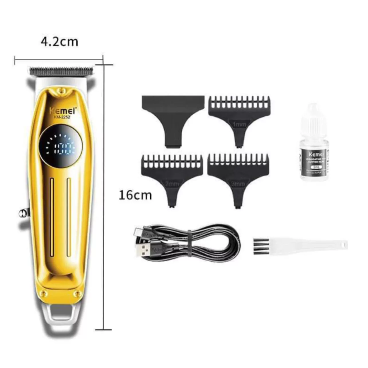 ماشین اصلاح موی صورت شارژی کیمی مدل KM-2252