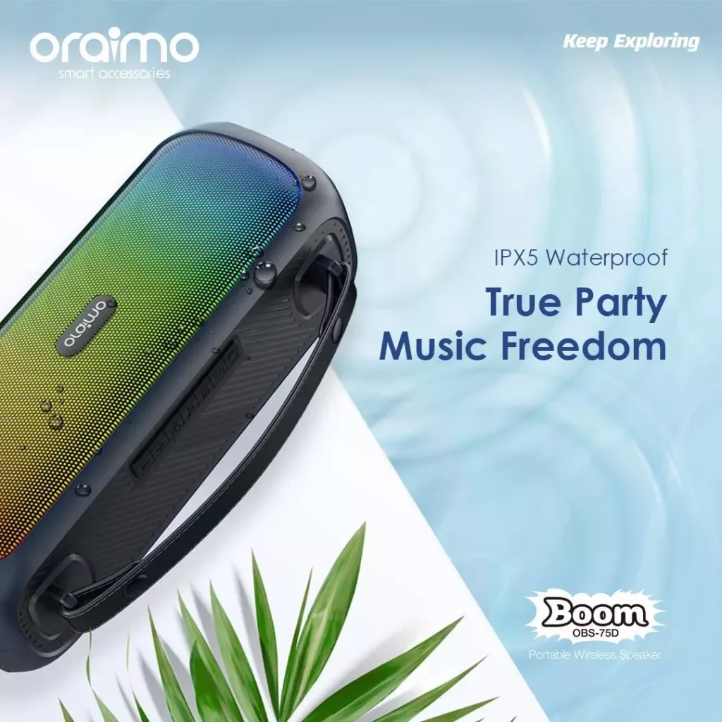 اسپیکر بلوتوثی قابل حمل اُرایمو مدل Oraimo BOOM OBS-75D