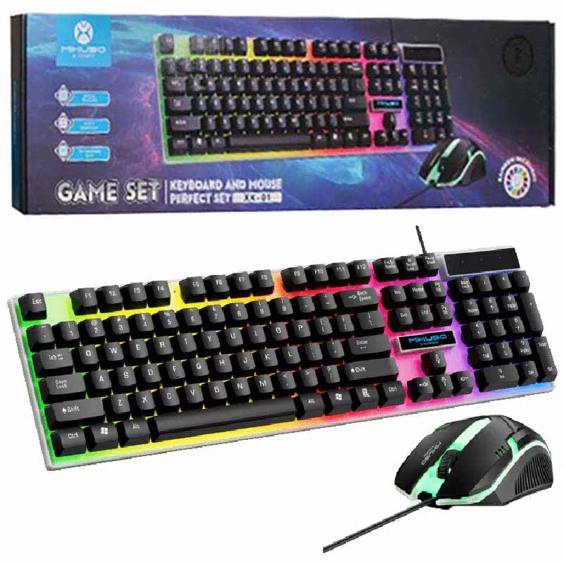 کیبورد و ماوس با سیم میکاسو مدل XK-01