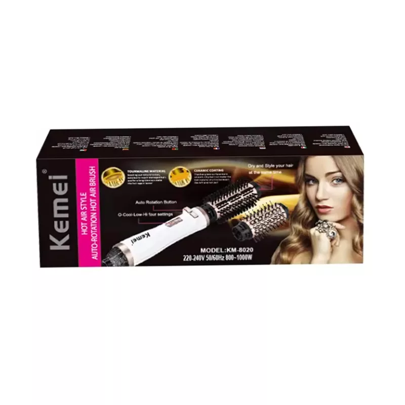 سشوار برس دار چرخشی کیمی مدل KM-8020