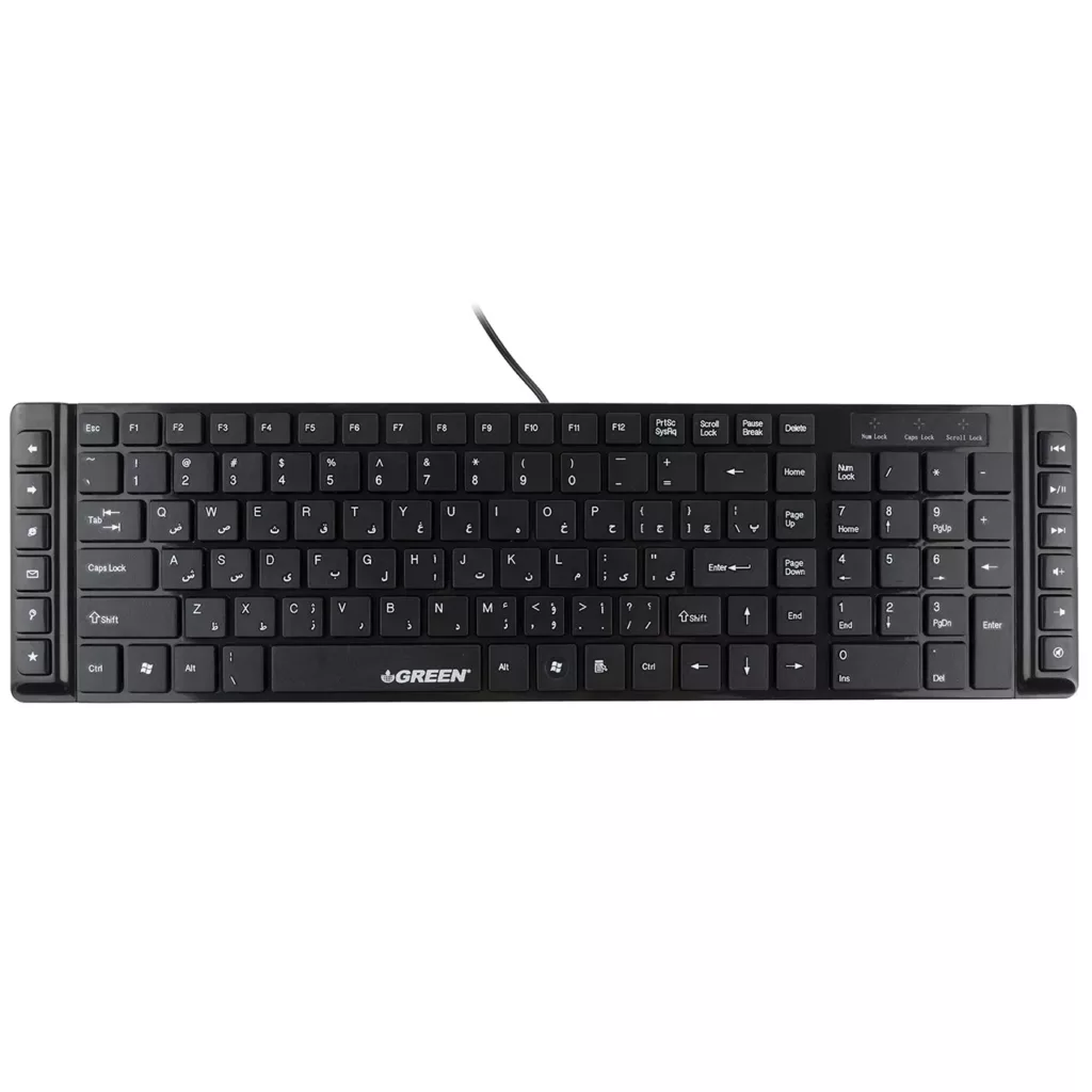 کیبورد گرین GK-301 باحروف فارسی