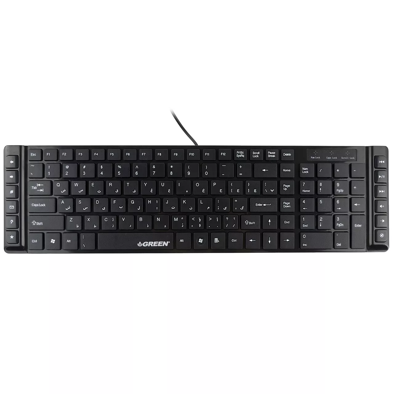کیبورد گرین GK-301 باحروف فارسی