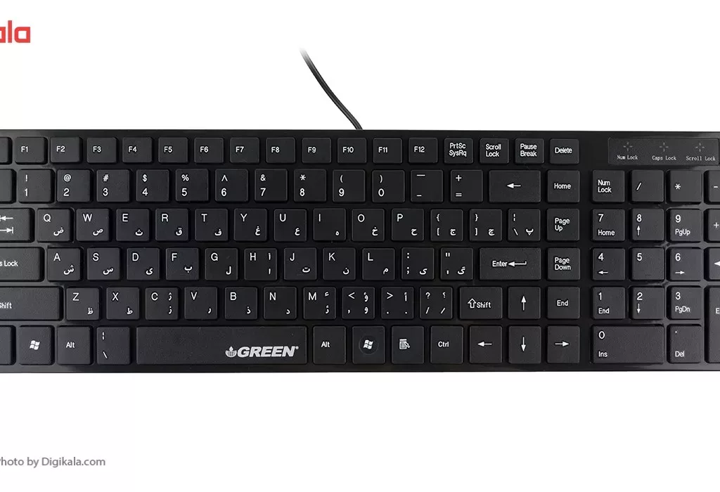 کیبورد گرین GK-301 باحروف فارسی