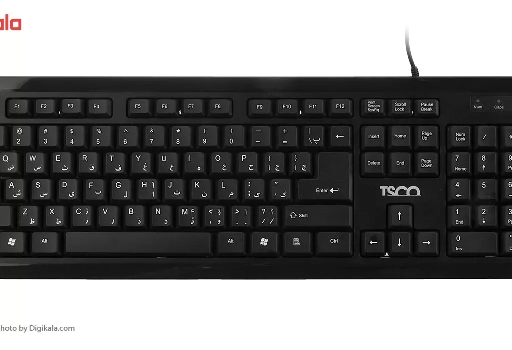 کیبورد و ماوس تسکو مدل TKM 8050، سوییچ ممبران، Full-Size