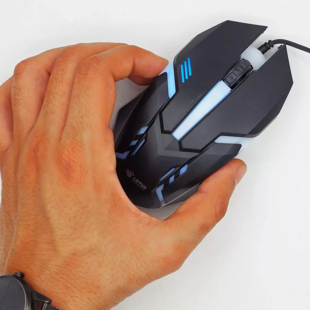 موس مخصوص بازی لوتوس مدل BLUELIGHT-5W کد 2024