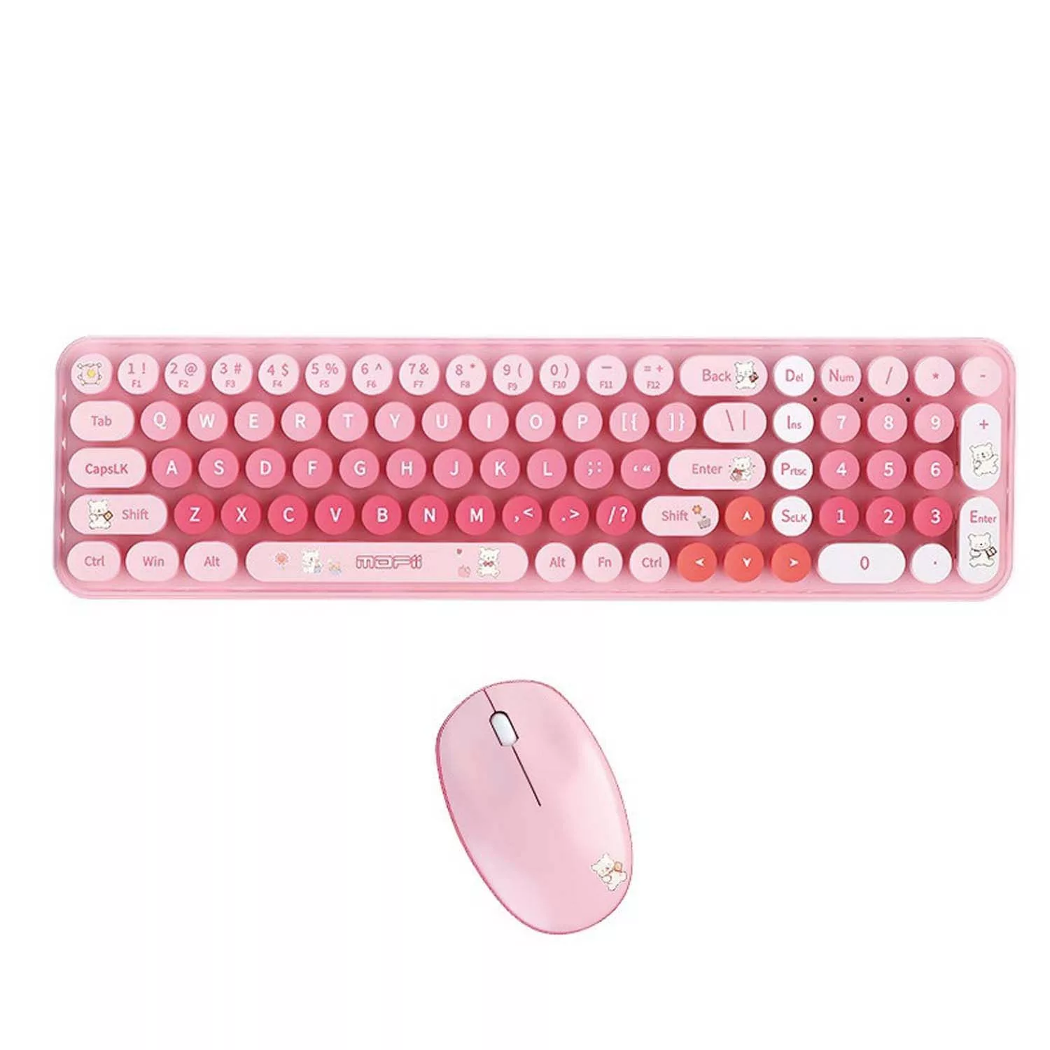 کیبورد و ماوس بی سیم مافی مدل Baby Bear کیبورد و ماوس بی سیم مافی مدل Baby Bear