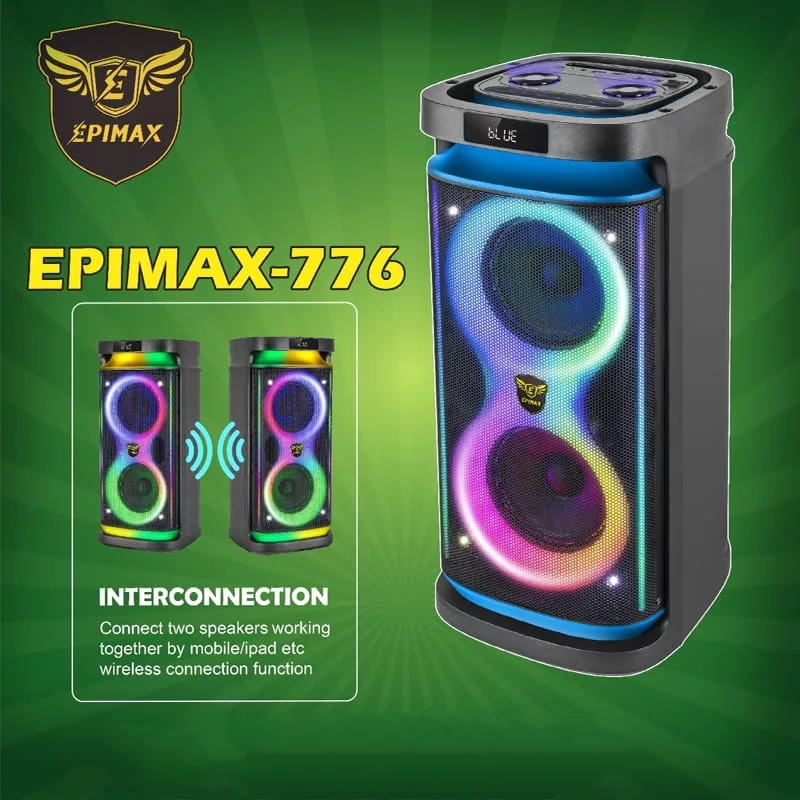 اسپیکر قابل حمل اپی مکس مدل EPIMAX PARTY BOX-776