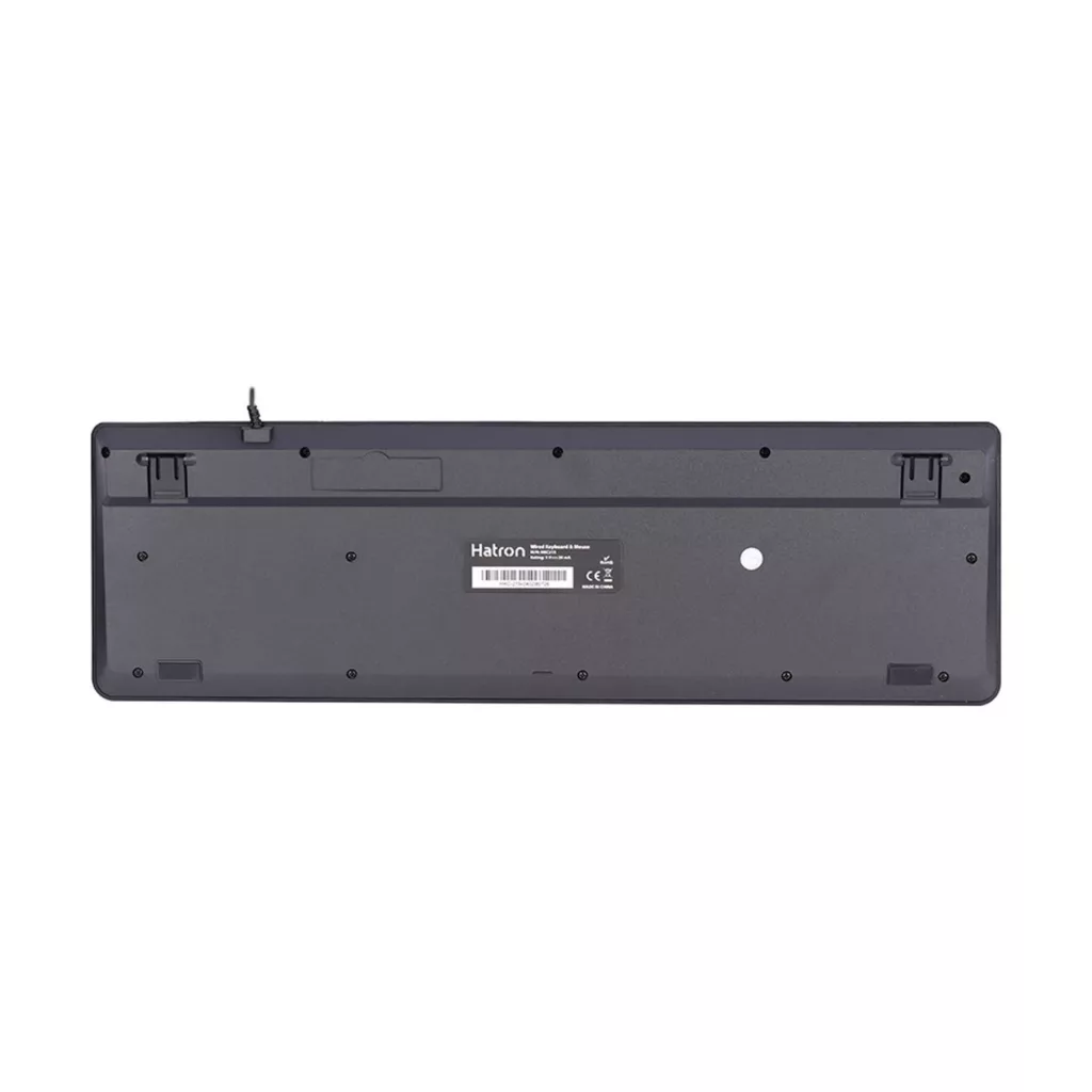 کیبورد و ماوس هترون مدل HKC215، سوییچ ممبران، Full-size