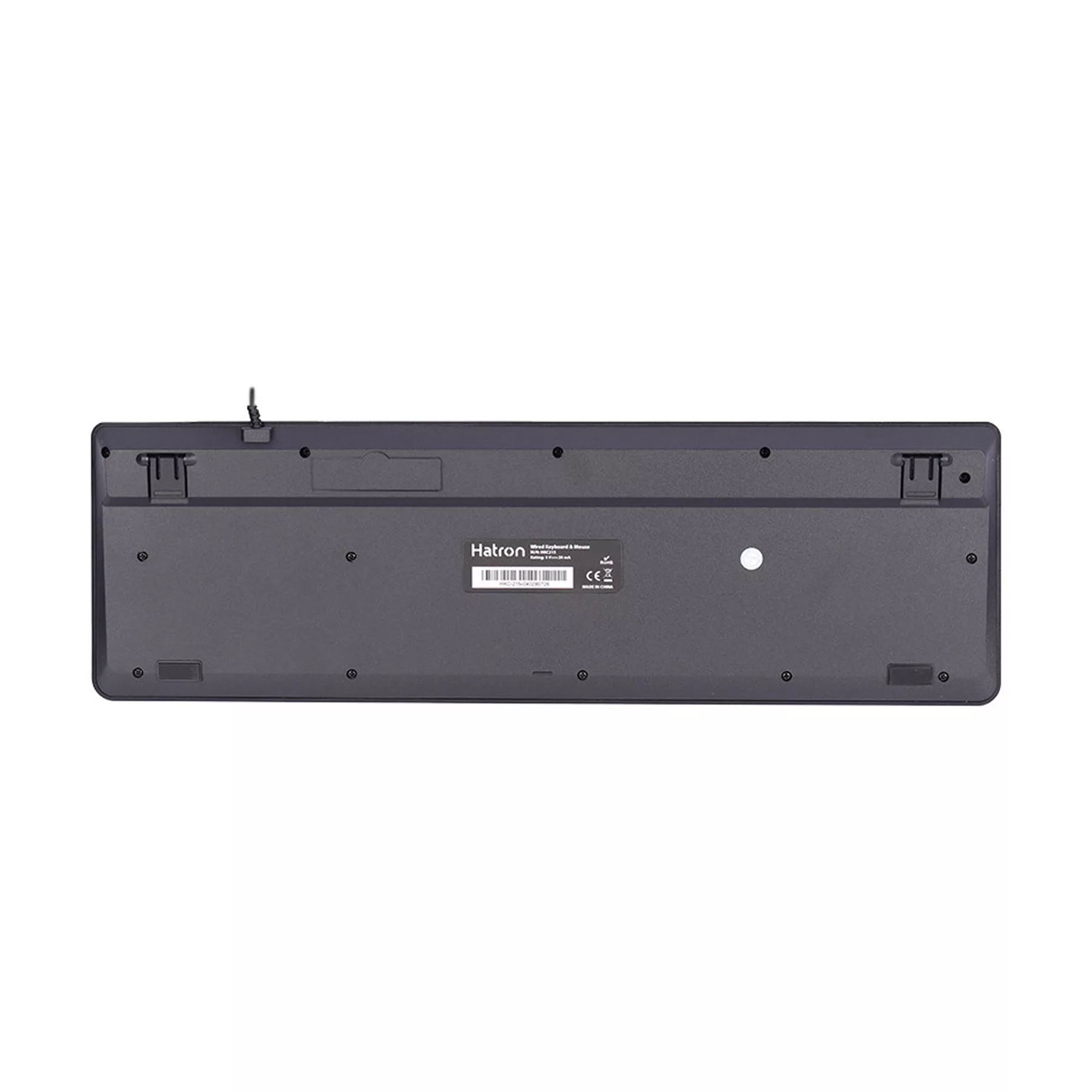 کیبورد و ماوس هترون مدل HKC215، سوییچ ممبران، Full-size